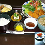 ボリュームタップリ上質の和豚の【ヒレカツ定食】【豚カツ定食】